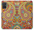 S3402 Floral Paisley Seamless Etui Coque Housse pour Samsung Galaxy A71