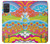 S3407 hippie Art Etui Coque Housse pour Samsung Galaxy A71
