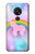 S3070 Arc en ciel pastel ciel Licorne Etui Coque Housse pour Nokia 7.2