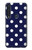 S3533 Bleu à pois Etui Coque Housse pour Motorola Moto G8 Plus