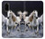 S0246 Cheval Blanc Etui Coque Housse pour Samsung Galaxy S20
