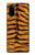 S0576 Tigre Peau Etui Coque Housse pour Samsung Galaxy S20