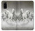 S0933 Cheval Blanc Etui Coque Housse pour Samsung Galaxy S20