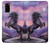 S1461 Licorne Fantaisie Cheval Etui Coque Housse pour Samsung Galaxy S20