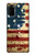 S2349 Old American Drapeau Etui Coque Housse pour Samsung Galaxy S20