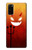 S2454 Rouge mignon petit diable Dessin animé Etui Coque Housse pour Samsung Galaxy S20