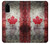 S2490 Canada Feuille d'érable Drapeau Texture Etui Coque Housse pour Samsung Galaxy S20