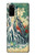 S2491 Hokusai Kirifuri Cascade à Kurokami Etui Coque Housse pour Samsung Galaxy S20