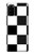 S2492 Noir et blanc Damier Etui Coque Housse pour Samsung Galaxy S20