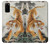 S2751 Tigre Peinture Pinceau chinois Etui Coque Housse pour Samsung Galaxy S20