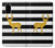 S2794 Noir et blanc rayé cerf d'or Sparkles Etui Coque Housse pour Samsung Galaxy S20