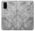 S2845 Texture en marbre gris Etui Coque Housse pour Samsung Galaxy S20