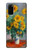 S2937 Claude Monet Bouquet de tournesols Etui Coque Housse pour Samsung Galaxy S20