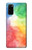 S2945 Aquarelle colorée Etui Coque Housse pour Samsung Galaxy S20