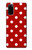 S2951 Rouge Pois Etui Coque Housse pour Samsung Galaxy S20