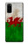 S2976 Pays de Galles Football Football Drapeau Etui Coque Housse pour Samsung Galaxy S20
