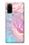S3050 Pastel Fleurs millésimé Etui Coque Housse pour Samsung Galaxy S20