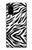 S3056 Zèbre Texture Imprimé graphique Peau Etui Coque Housse pour Samsung Galaxy S20