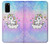 S3256 Mignon Licorne Etui Coque Housse pour Samsung Galaxy S20