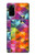 S3477 Motif abstrait de diamant Etui Coque Housse pour Samsung Galaxy S20