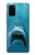 S0830 Requin blanc Etui Coque Housse pour Samsung Galaxy S20 Plus, Galaxy S20+