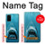 S0830 Requin blanc Etui Coque Housse pour Samsung Galaxy S20 Plus, Galaxy S20+
