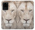 S2399 Lion Visage Etui Coque Housse pour Samsung Galaxy S20 Plus, Galaxy S20+