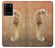 S2674 Hippocampe squelette Fossile Etui Coque Housse pour Samsung Galaxy S20 Plus, Galaxy S20+