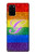 S2899 Arc en ciel LGBT Gay Pride Drapeau Etui Coque Housse pour Samsung Galaxy S20 Plus, Galaxy S20+