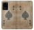 S2928 Ace Carte pique millésimé Etui Coque Housse pour Samsung Galaxy S20 Plus, Galaxy S20+