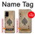 S2928 Ace Carte pique millésimé Etui Coque Housse pour Samsung Galaxy S20 Plus, Galaxy S20+