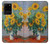 S2937 Claude Monet Bouquet de tournesols Etui Coque Housse pour Samsung Galaxy S20 Plus, Galaxy S20+