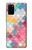 S2947 Bonbons Minimal Couleurs pastel Etui Coque Housse pour Samsung Galaxy S20 Plus, Galaxy S20+
