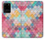 S2947 Bonbons Minimal Couleurs pastel Etui Coque Housse pour Samsung Galaxy S20 Plus, Galaxy S20+