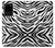 S3056 Zèbre Texture Imprimé graphique Peau Etui Coque Housse pour Samsung Galaxy S20 Plus, Galaxy S20+