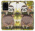 S3138 Peinture mignon bébé Sloth Etui Coque Housse pour Samsung Galaxy S20 Plus, Galaxy S20+