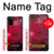 S3368 Zodiaque Rouge Galaxie Etui Coque Housse pour Samsung Galaxy S20 Plus, Galaxy S20+