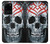S0223 crâne Tatouage Etui Coque Housse pour Samsung Galaxy S20 Ultra