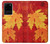 S0479 feuille d'érable Etui Coque Housse pour Samsung Galaxy S20 Ultra