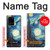 S0582 Van Gogh Starry Nights Etui Coque Housse pour Samsung Galaxy S20 Ultra