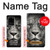 S1352 Lion Visage Etui Coque Housse pour Samsung Galaxy S20 Ultra