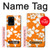 S2245 Hawai Hibiscus Motif orange Etui Coque Housse pour Samsung Galaxy S20 Ultra