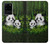 S2441 Forêt de Bambous de la famille Panda Etui Coque Housse pour Samsung Galaxy S20 Ultra
