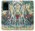 S2491 Hokusai Kirifuri Cascade à Kurokami Etui Coque Housse pour Samsung Galaxy S20 Ultra