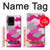S2525 Rose Camo camouflage Etui Coque Housse pour Samsung Galaxy S20 Ultra