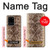 S2875 Rattle Serpent Imprimé graphique Peau Etui Coque Housse pour Samsung Galaxy S20 Ultra