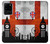 S2979 Angleterre Football Football Etui Coque Housse pour Samsung Galaxy S20 Ultra