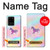 S3203 Arc en ciel Licorne Etui Coque Housse pour Samsung Galaxy S20 Ultra