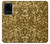 S3388 Imprimer or Glitter Graphic Etui Coque Housse pour Samsung Galaxy S20 Ultra