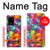S3477 Motif abstrait de diamant Etui Coque Housse pour Samsung Galaxy S20 Ultra